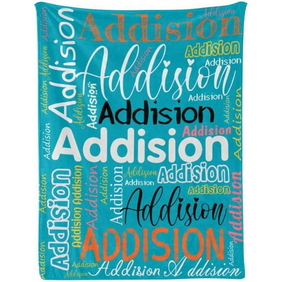 Custom Name Blanket for Kids Adults Personalized Blanket with Name Flannel Blanket Customized Name Blanket for Birthday Valentines Christmas Day (30x40, Pink)