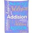 thumbnail image 1 of Custom Name Blanket for Kids Adults Personalized Blanket with Name Flannel Blanket Customized Name Blanket for Birthday Valentines Christmas Day (30x40, Pink), 1 of 6
