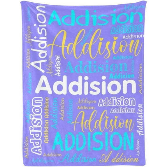 Custom Name Blanket for Kids Adults Personalized Blanket with Name Flannel Blanket Customized Name Blanket for Birthday Valentines Christmas Day (30x40, Pink)