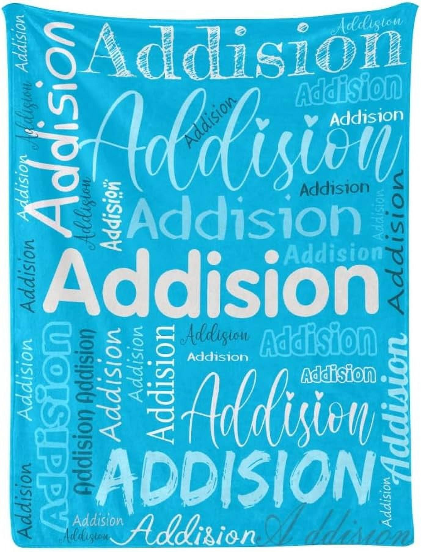 Custom Name Blanket for Kids Adults Personalized Blanket with Name