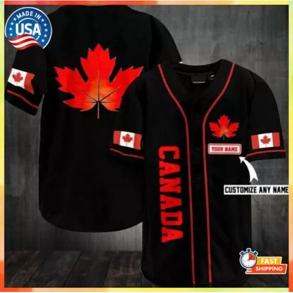 Custom Name Canada 3D BASEBALL JERSEY SHIRT Best Price All Over Print Us - Hot Sale 2026
