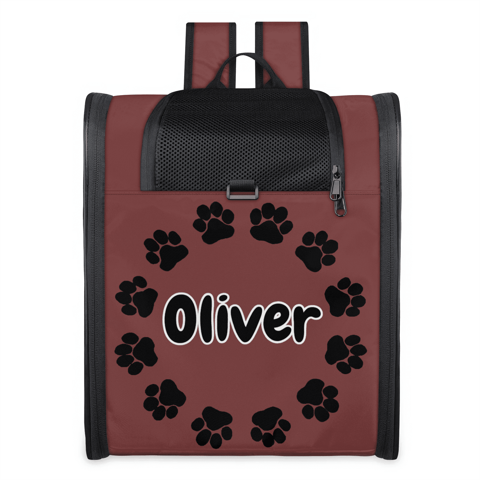 Custom Name Cat Carrier Backpack,Peresonalized Pet Backpack for Small Dogs & Cats Under 13lbs,Ventilated Pet Backpack Bag for Camping Biking Hiking Travel