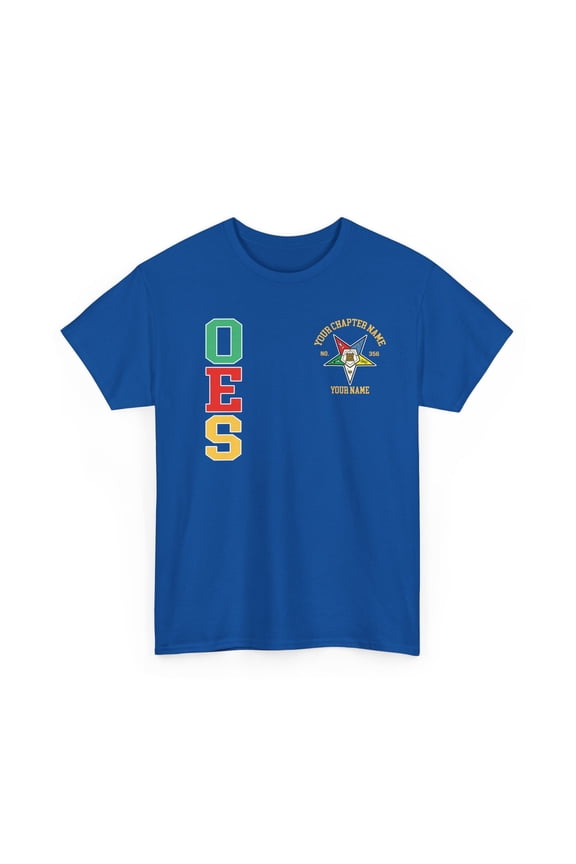 Custom Name Chapter Name OES Order of the Eastern Star Unisex T-shirt S-5XL