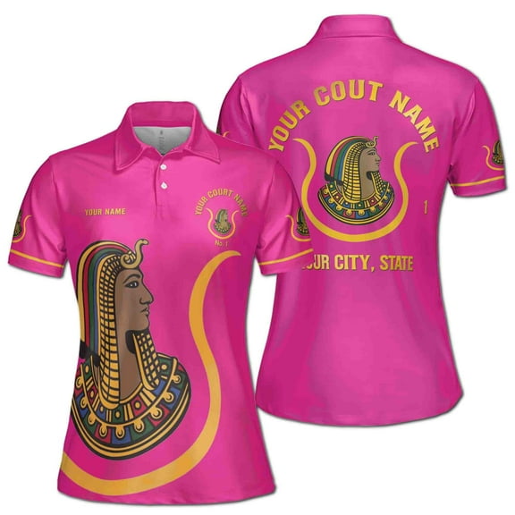Custom Name Court Name DOI Daughter of Isis Women's Polo Shirt S-5XL