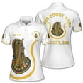 thumbnail image 1 of Custom Name Court Name DOI Daughter of Isis Women's Polo Shirt S-5XL, 1 of 7