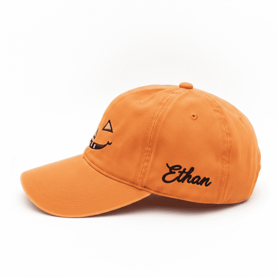 Custom Name Custom Name Cute Halloween Pumpkin Embroidered Hat, Personalized ...