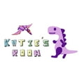 thumbnail image 1 of Custom Name Flying Dinosaur Jurrasic Wall ArtWall Decal Decoration Joyful Cartoon Cartoon Animals Decorating Ideas for Child's Bedroom Size: 30 In(W) x 15 In(H), 1 of 5