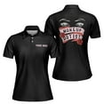 thumbnail image 1 of Custom Name Makeup Artist Polo Black Women's Polo S-5XL, 1 of 7