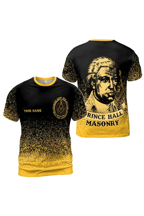 Custom Name Mason Prince Hall Masonry Making A Good Men Better T-Shirt S-5XL