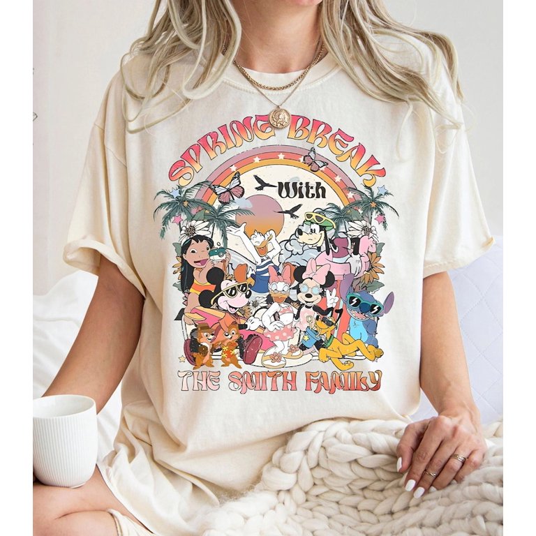 Custom Name Mickey And Friends Disney Spring Break Shirt 