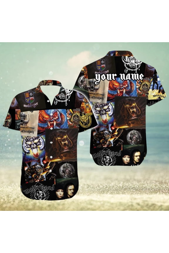 Custom Name Motorhead Albums Hawaiian Shirt