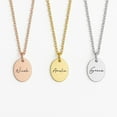 thumbnail image 1 of Custom Name Necklace Engraved on Heart Necklace – Personalized Heart Jewelry – Gifts for Mom, Grandma from Kids, Grandkids – Mother’s Day, Birthday, Christmas Gift – Gold, Silver, Rose Gold, 1 of 6