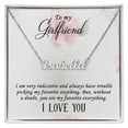 thumbnail image 1 of Custom Name Necklace - I am Indecisive Girlfriend, 1 of 10