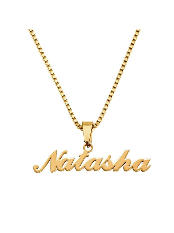 Custom Name Necklace Personalized Choker Custom Name Lobster Clasp Necklace Personalized Jewelry Handmade Nameplate Pendant Necklaces Best Gift Jewelry for Women