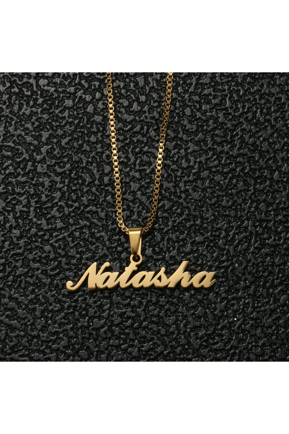 Custom Name Necklace Personalized Choker Custom Name Lobster Clasp Necklace Personalized Jewelry Handmade Nameplate Pendant Necklaces Best Gift Jewelry