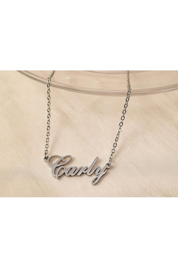 Custom Name Necklace Personalized Silver Gold Customized Women Name Jewelry Stainless Steel[o4937]
