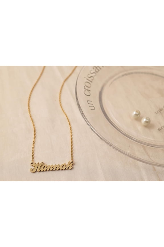 Custom Name Necklace Personalized Silver Gold Customized Women Name Jewelry Stainless Steel[o5292]