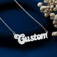 thumbnail image 1 of Custom Name Necklace for Women Men Birthday Gift Personalised Letter Pendant Stainless Steel Jewelry Chain Choker Collar, 1 of 5