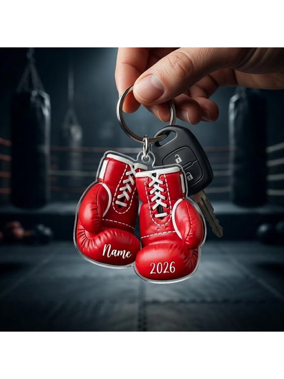 Custom Name and Number Sports Acrylic Keychain with Double-Sided Key Ring, Sports Bag Charm and Personalized Keepsake for Athletes, Coaches, Teammates, Families or Daily Use