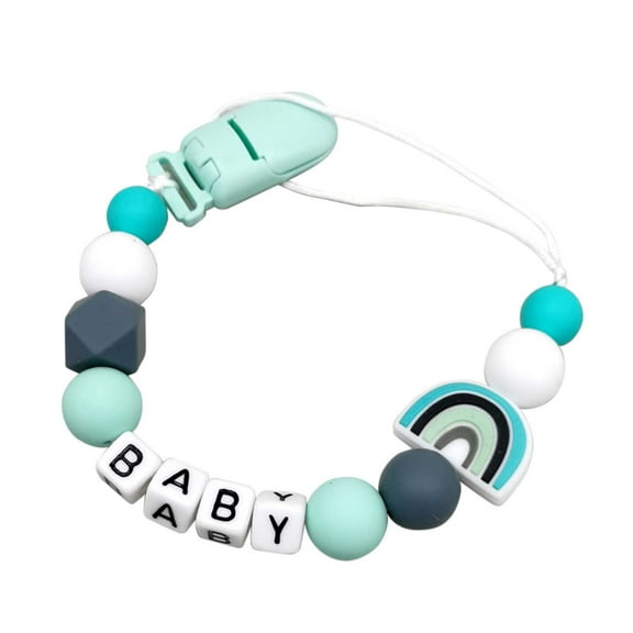 Custom Name Pacifier Clip Holder For Babies And Toddlers Silicone Dummy With Secure Fastening For Boys Girls And Safe Teether Leash Accessory