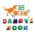 thumbnail image 1 of Custom Name Roar Quote Lettering DesignWall Decal Decoration Don't let anyone dull your Roar Joyful Cartoon Cartoon Animals Decorating Ideas for Child's Bedroom Size: 30 In(W) x 24 In(H), 1 of 5