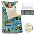 thumbnail image 1 of Custom Name Sleeping Bag for Toddlers, Nap Mat with Blanket for Home, Travel, and Preschool, 1 of 8