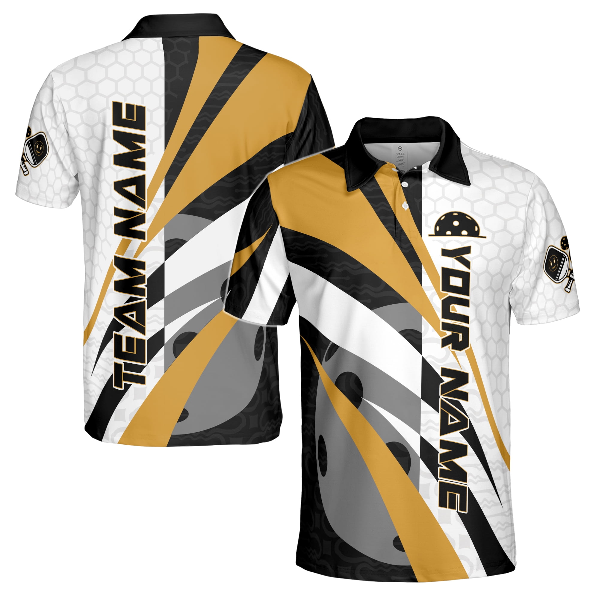 Lasfour Mechanic Honeycomb Custom Name Team Multi Color Printed 3D Polo Shirt TO3484 main image 1