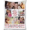 Custom Name Throw Blanket Photo Bed Blankets to My Mom from Daughter,6