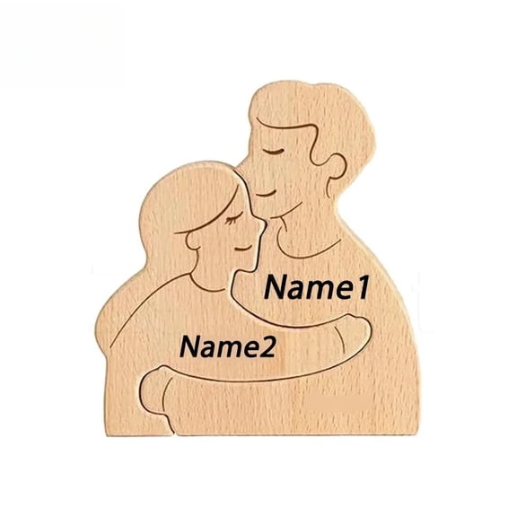 Custom Name Wooden Home Decorations, Personalized Home Puzzles, Warm Home Decorations, Mother's Day Father's Day Warm Gifts