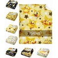 thumbnail image 1 of Custom Name Yellow Star Ducks Adult Duck Blanket Kids Funny Blanket Suitable for Bedroom Bed Sofa Crib Couch Chair Outdoor All Season Items That Yellow Duck Lovers Will Love 50"x40"for Kid, 1 of 6