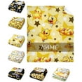 thumbnail image 1 of Custom Name Yellow Star Ducks Adult Duck Blanket Kids Funny Blanket Suitable for Bedroom Bed Sofa Crib Couch Chair Outdoor All Season Items That Yellow Duck Lovers Will Love 40"x30"for Pets, 1 of 6