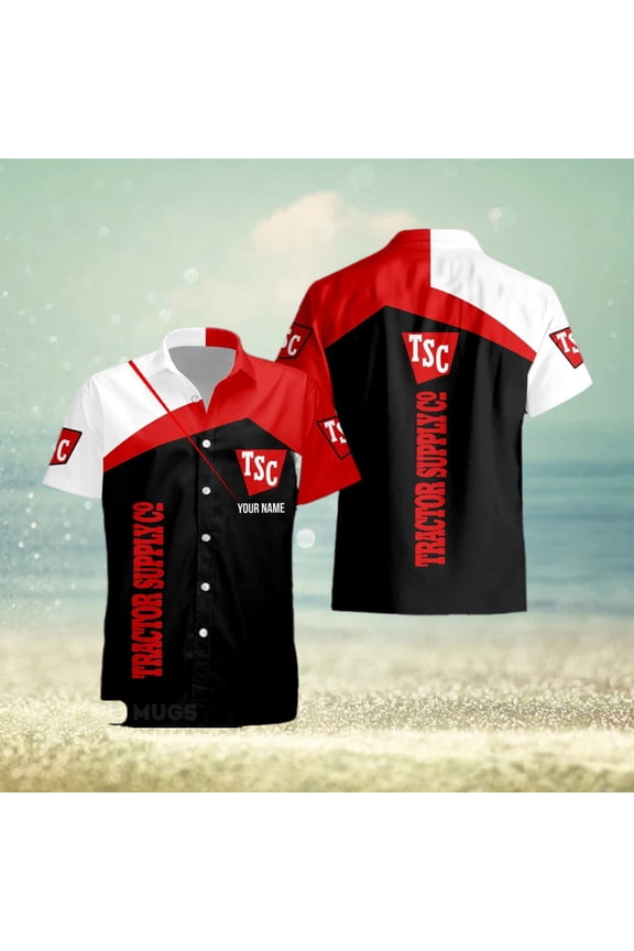 Custom Name tractor supply co Style 4 Logo Trademark 3D Hawaiian Shirt For Men And Women G