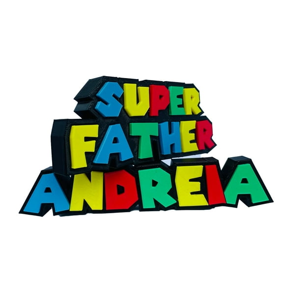 Custom Nameplate, Rainbow Inspired 3D Printed Font Name, Teacher Desk Plaque, Kid Sign, Baby Nursery Crib Letters, Personalized Letters Gift Idea for Birthday Christmas