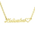 thumbnail image 1 of Custom Necklace Butterfly Pendant Stainless Steel Gold Chain Personalized Name Necklaces Choker Jewelry Necklaces for Women, 1 of 5