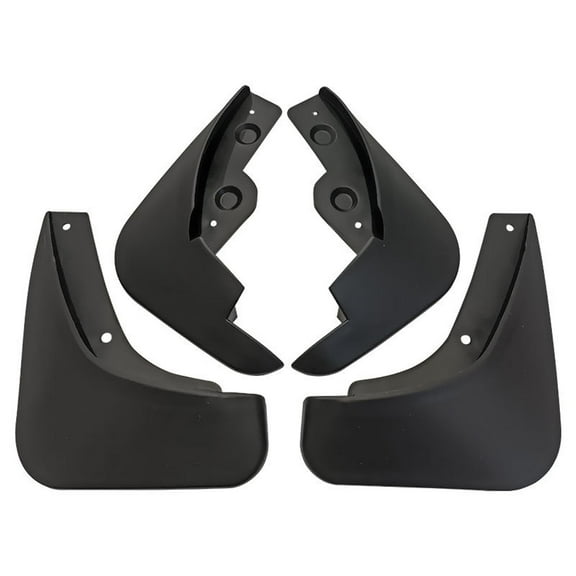 Custom No Drill Mud Flaps For Mazda 3 2004-2008, Protector Mudflaps Splash Guard For Car, Front Rear Wheel Exterior Accessories-black