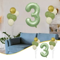 Custom Number Party Balloons – Helium-Ready Aluminum Foil Decor for Birthdays, Anniversaries & Carnival Festival Celebrations