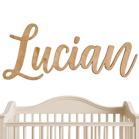 Custom Nursery Name Sign with Themed Decor Kit, Personalized 3D Wooden Wall Art for Baby Room & Kids Bedroom, Space, Jungle, Circus, Ocean, Woodland, Rainbow Themes (Circus:BigTop, 50")
