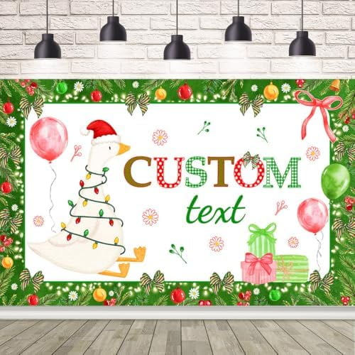 Goose Custom Custom One Silly Goose Backdrop Goose 1Birthday Banner - Walmart.com