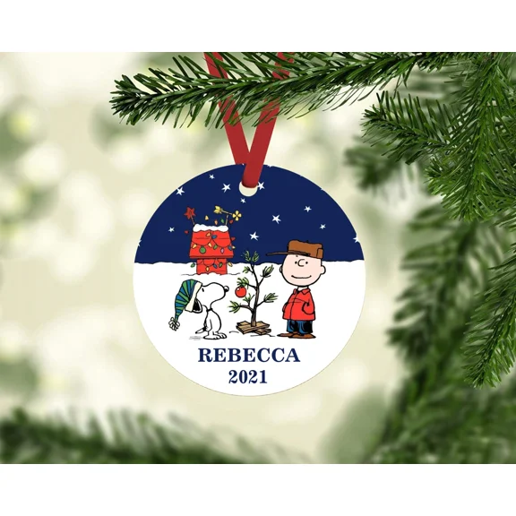 Custom Order For Ginger911Pink Personalized Metal Christmas Tree Ornament