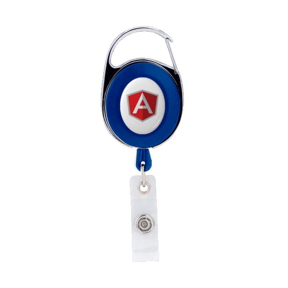 Custom Oval Metal Retractable Badge Reel with Carabiner, Set of 250, Personalized Bulk Pack, Stylish Retractable ID Holder for Work and Events - Customize Your Logo - Durable & Professional Design