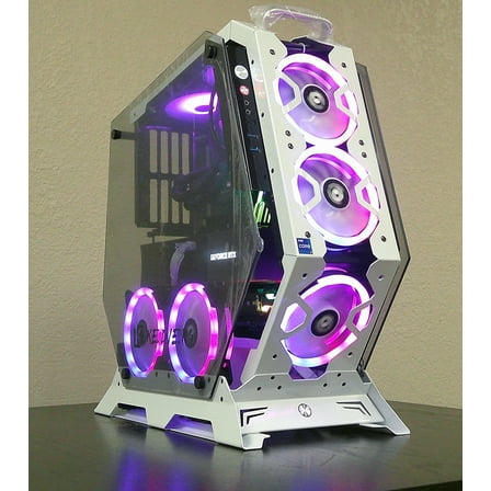 Custom PRC PolarBot Limited Edition Gaming Desktop PC 12th Gen. Intel Core i7-12700K 3.6GHz 12-Core 16GB DDR4-3200 RAM NVIDIA GeForce RTX 3080 10GB GDDR6X 1TB NVMe SSD Wi-Fi 6 BT 5.3 W11 Home