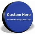 thumbnail image 1 of Custom PVC Leather Spare Tire Heavy Duty Cover, Turn Your Photo Logo Text Into Tire Cover, Universal Fit for Trailer RV Camper, Personalized RV Spare Tire Cover 14-18 Inch, 1 of 10