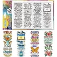 thumbnail image 1 of Custom PVC Plastic Clear Stamps for DIY Scrapbooking Photo Album Decorative Cards Making Bookmark 160x110mm, 1 of 9