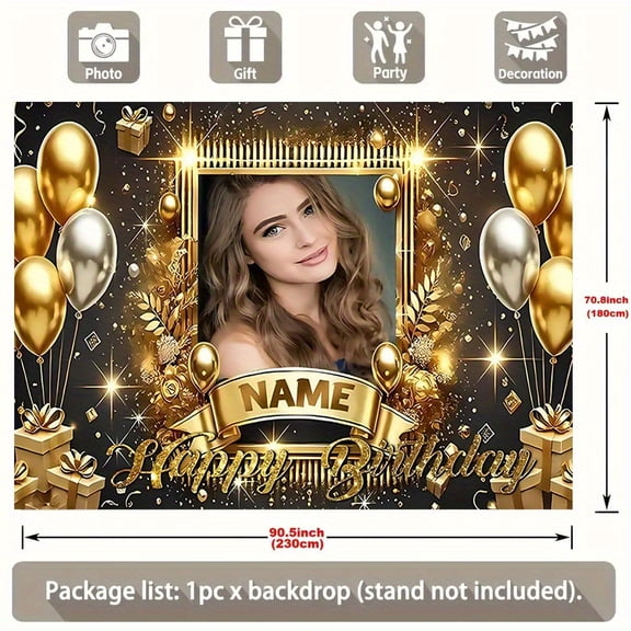 Custom  Party Decorations Banner  Sign Backdrop Photo Booth Props Background Party Favors