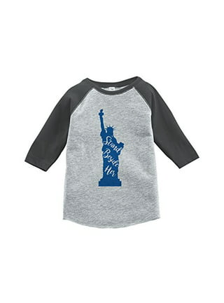  Statue of Liberty Art Kids' Baseball T-Shirt - Kids