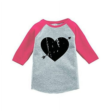 Custom Party Shop Youth Heart Happy Valentine's Day Pink Raglan