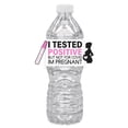 thumbnail image 1 of I Tested Positive But Not For Covid | I'm Pregnant| Pregnancy Reveal Party Water Bottle Labels | Set Of 12, 1 of 4