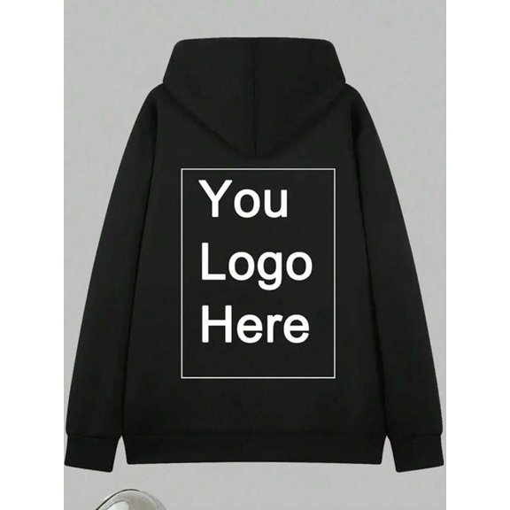 Custom Pattern Flower Position Hooded Sweater Men's, Breathable Drawstring Hoodie, Street Hip-Hop Blazer, Team Customization, Holiday Personalized Printing