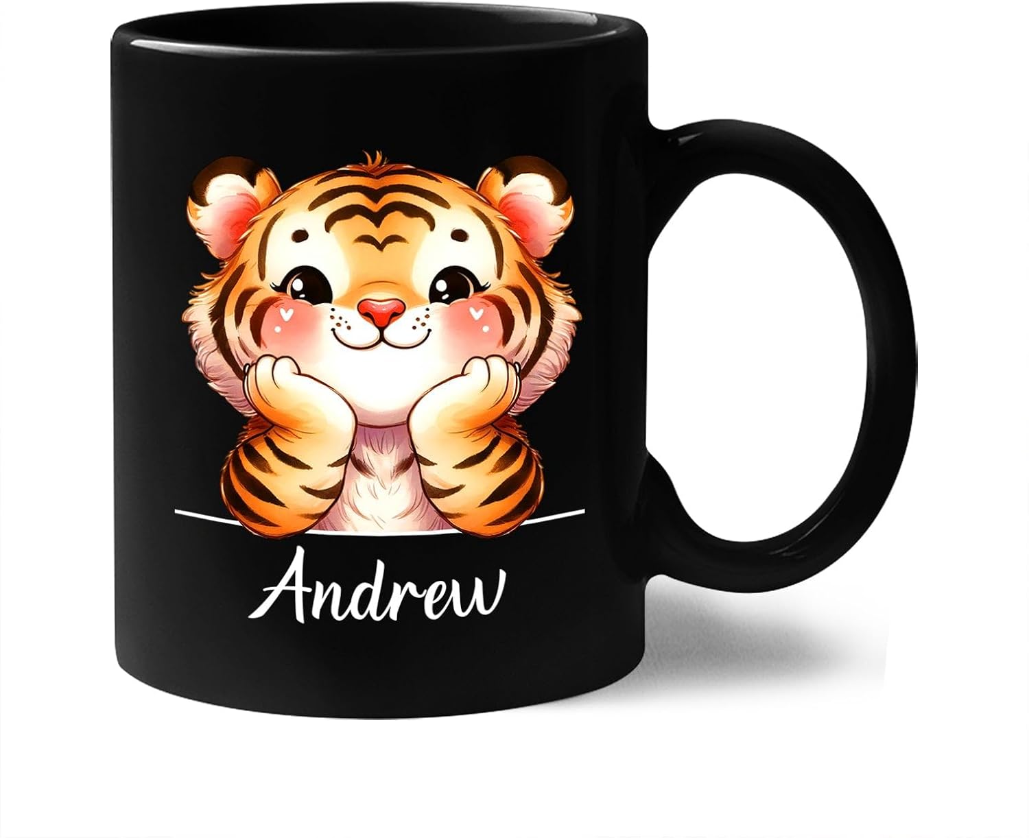 Custom Penguin Coffee Cup, Cute Penguin Ceramic Mug, Personalized Name