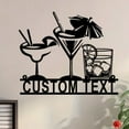 thumbnail image 1 of Custom Personalized Bar Theme Sign,Custom Bar Theme Sign,Drink Sign,Metal Family Name Sign for bar,Whiskey Decor, Martini Lover, 1 of 6
